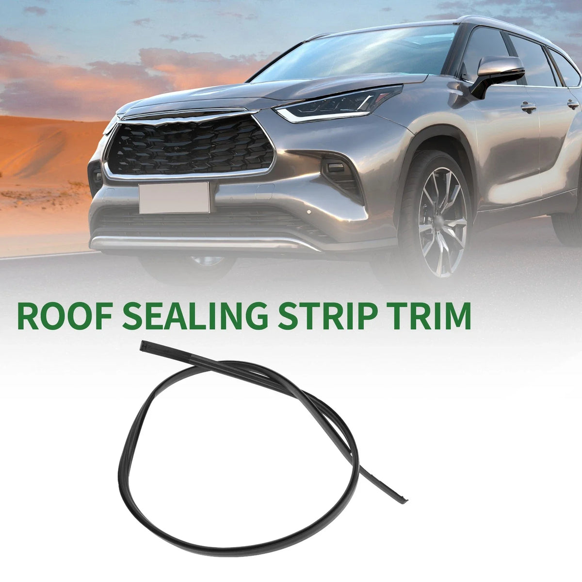 Left Roof Sealing Strip Sunroof Trim No.7555252180 for Toyota Yaris (2012–2014)