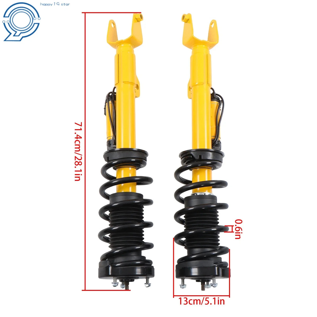 Front Struts Shock Absorbers for Dodge Charger Challenger 2015-2023