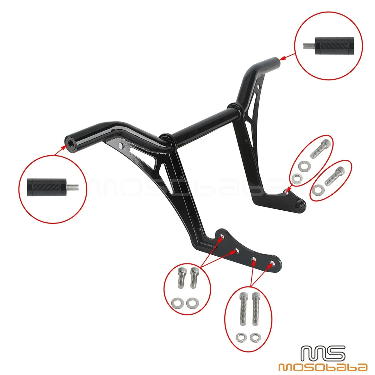 Front Slider Engine Guard for Harley Standard FXST (2020-2024)