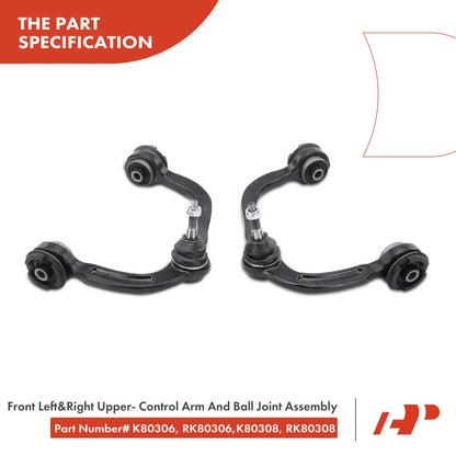 8-Piece Control Arm Ball Joint and Tie Rod Kit for Ford F-150 4WD