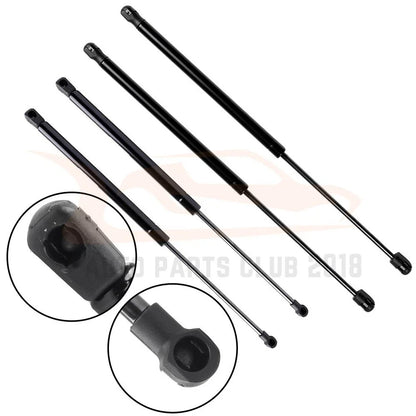 2 Hood + 2 Liftgate Lift Supports for Volvo XC90 (2003–2014) 6324 6133