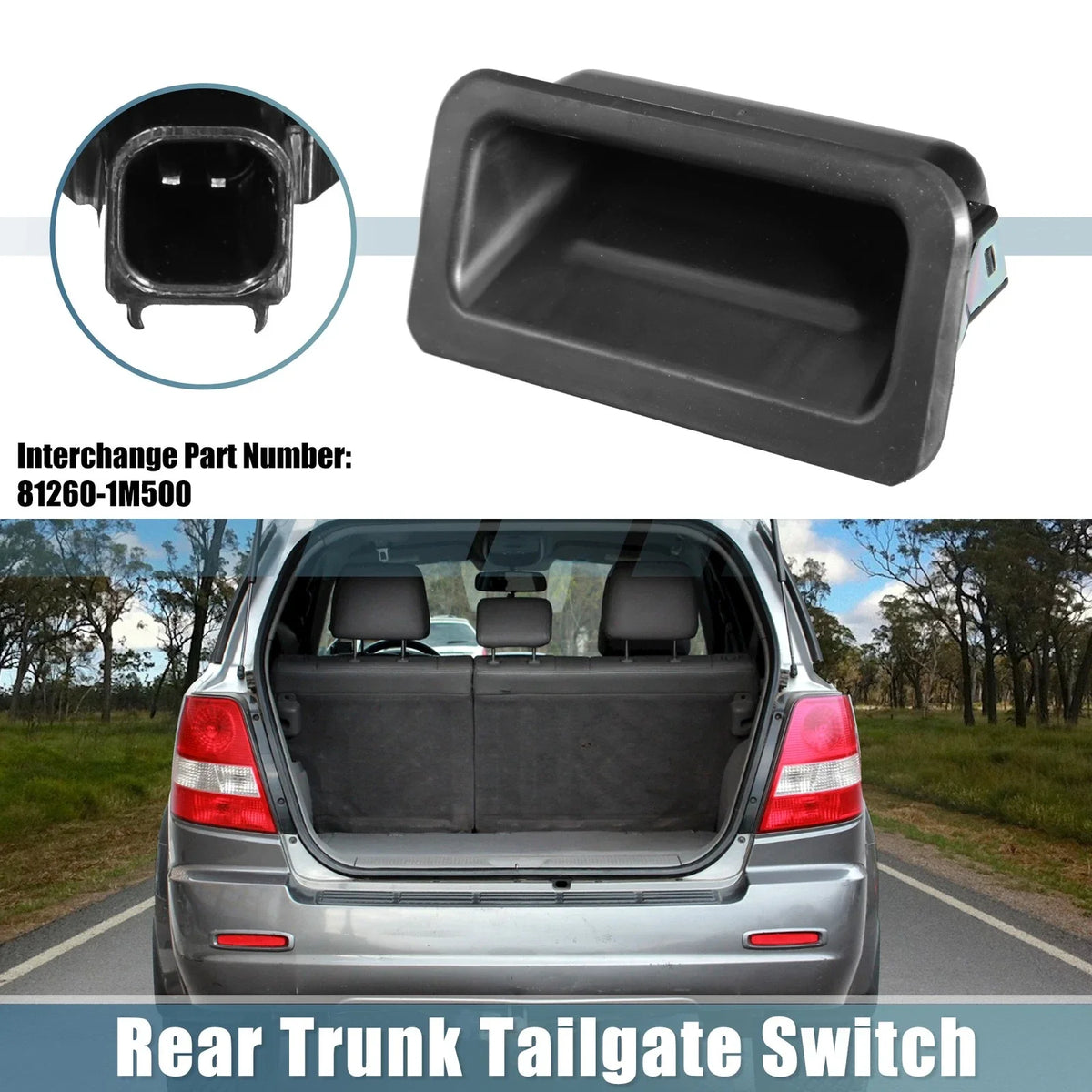 Rear Trunk Tailgate Switch for Kia Forte EX SX (2014–2018) 81260-1M500