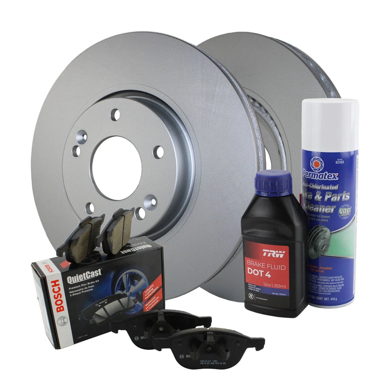 300mm Rotors & Bosch Ceramic Pads Front Brake Kit for 2011-2015 Sonata Optima