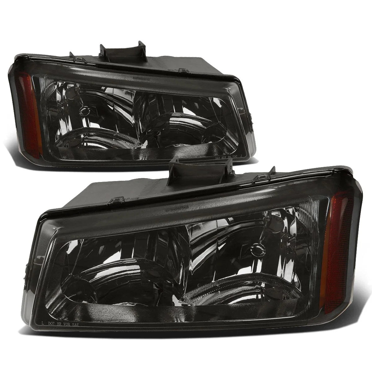 Smoked Crystal Headlight + Corner + Red 3D LED Tail Light for Silverado (2003–2007)