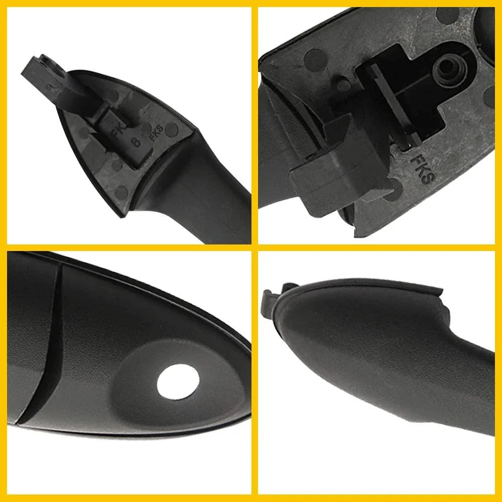 Front Left/Right Door Handle for Ford Focus 2000–2007 Smooth Black