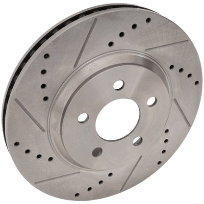 Front Brake Disc Rotors and Rear Set for 2005–2014 Ford Mustang