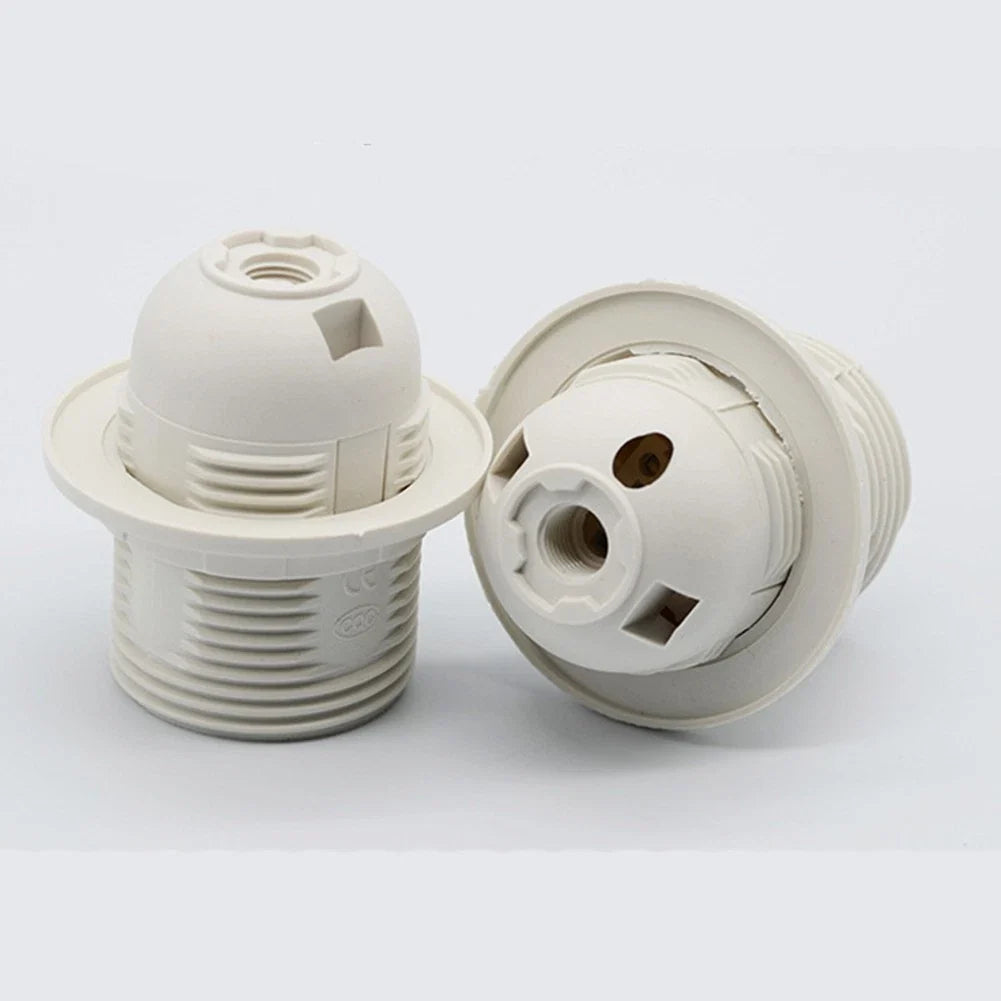 Internal Screw Terminal E27 Lamp Holders 2X for Quick Installation