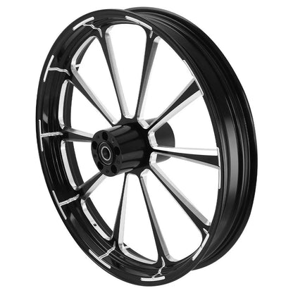 18" Front Wheel Rim & Dual Disc Hub for Harley Touring (1997–2021) Black