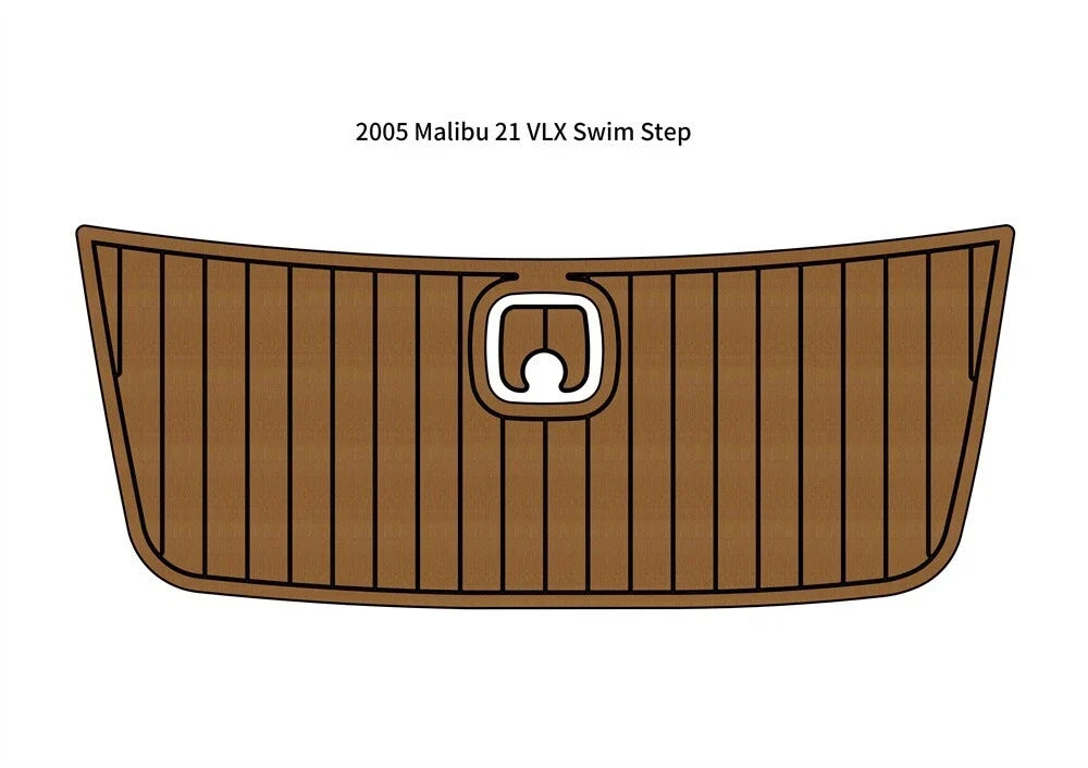 Swim Platform Step Pads for Malibu 21 VLX (2005) - EVA Foam Teak Deck Mat