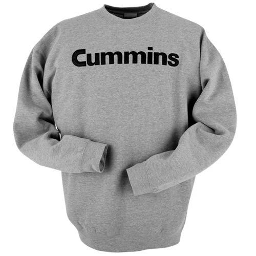 Cummins Sweatshirt Non-Hooded for Cummings (X-Large)