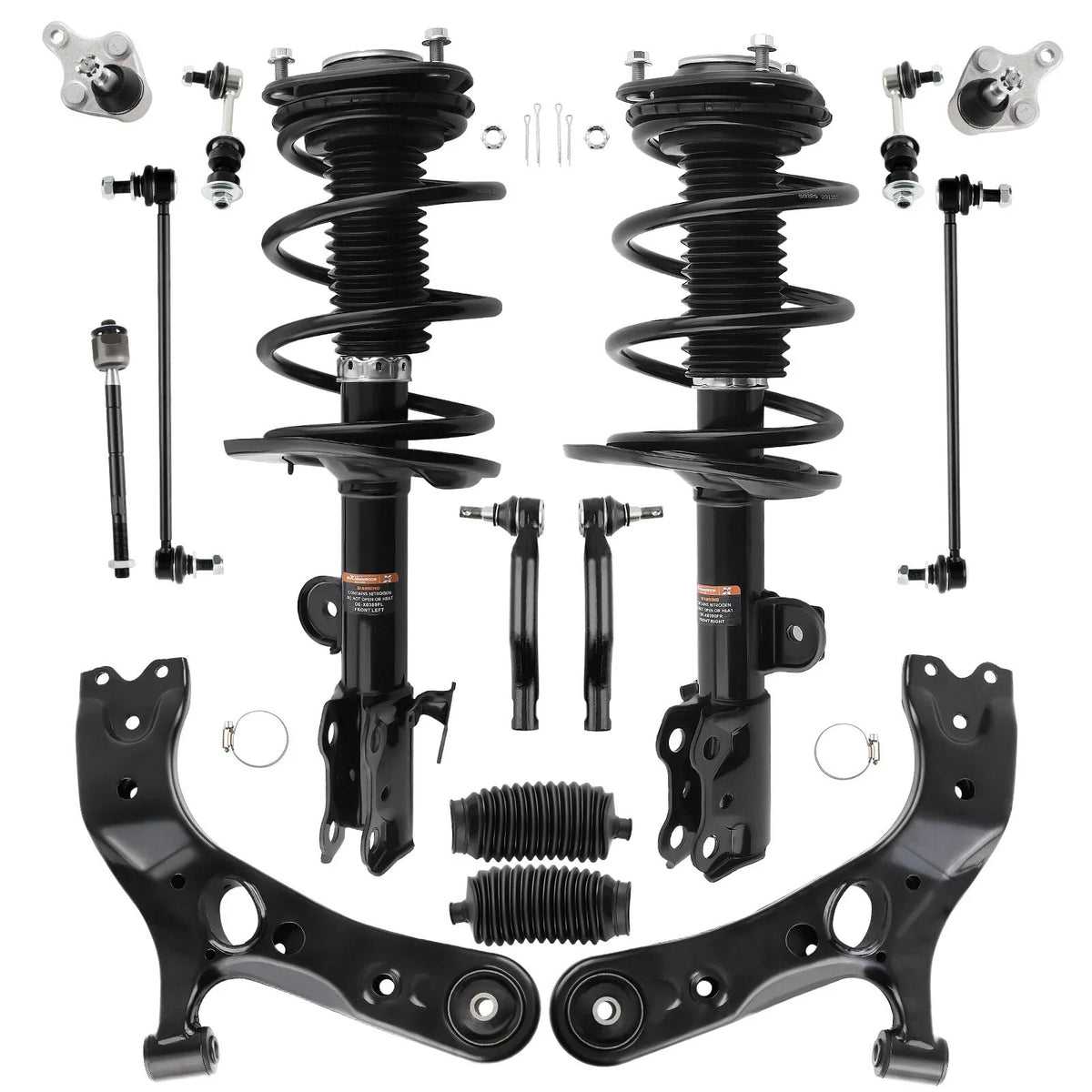 Front Struts Control Arms Sway Bar Tie Rods for Toyota RAV4 (2006–2012)
