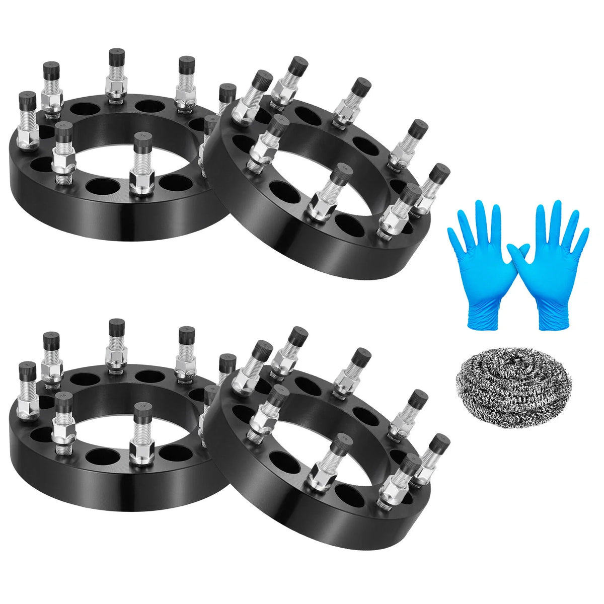Set of 4 Wheel Spacers Adapters for GMC Sierra 1500 2500 HD (2007–2023)