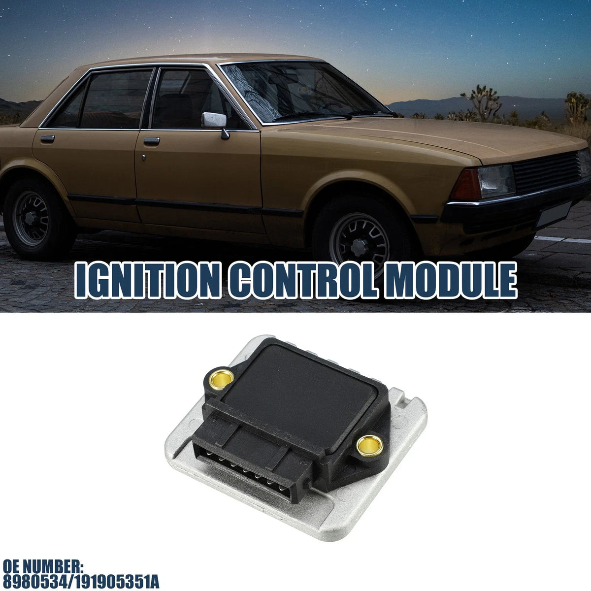 Ignition Control Module No. 8980534 for Audi 100, 4000, Coupe 