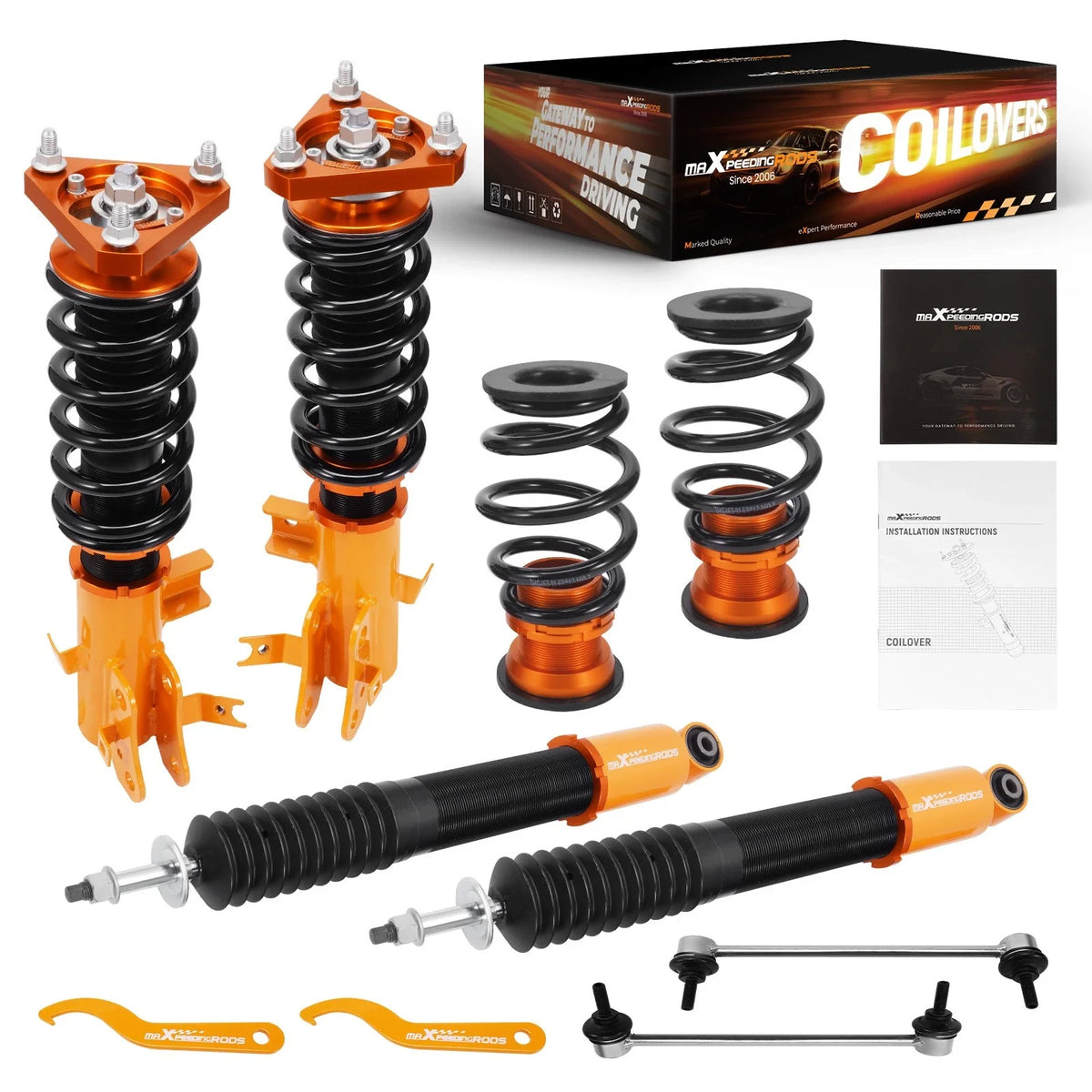 Coilover Kit with Struts and Shocks for Honda Civic 2012-2015