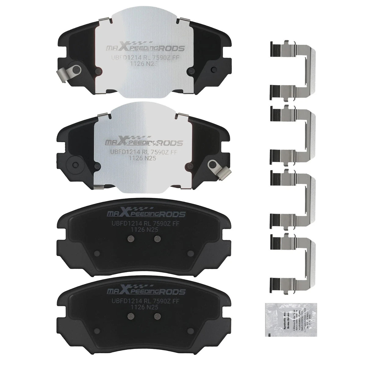 Front Ceramic Brake Pads for Impala, Malibu, Equinox (2005-2020)