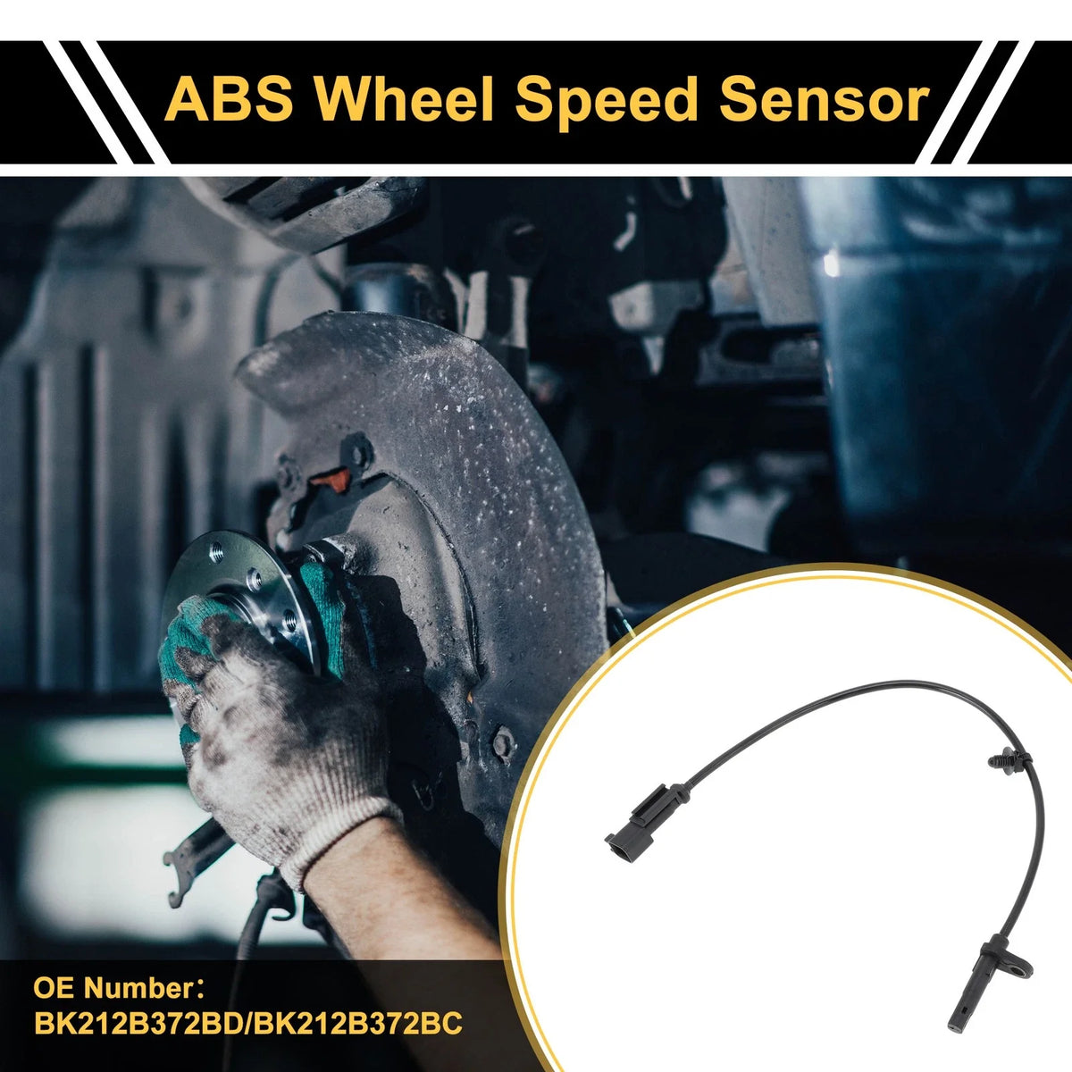 ABS Wheel Speed Sensor No.BK212B372BD for Ford Transit (2012–2019)