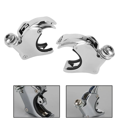 Windshield Bracket Holder with Fork Clamp for Dyna Wide Glide 2006-Current