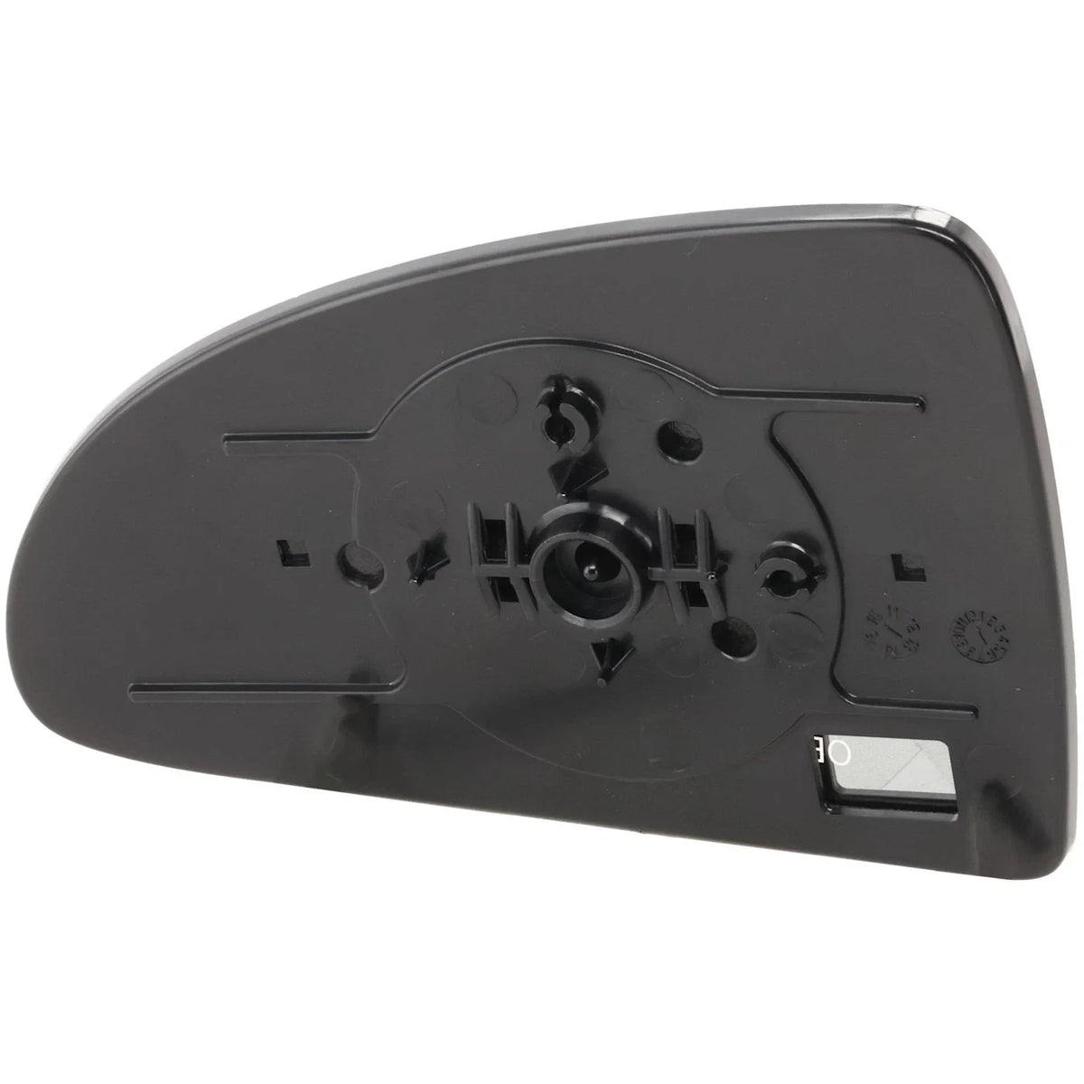 Right Convex Mirror Glass for Chevy Malibu (2004–2008) with Backing Plate