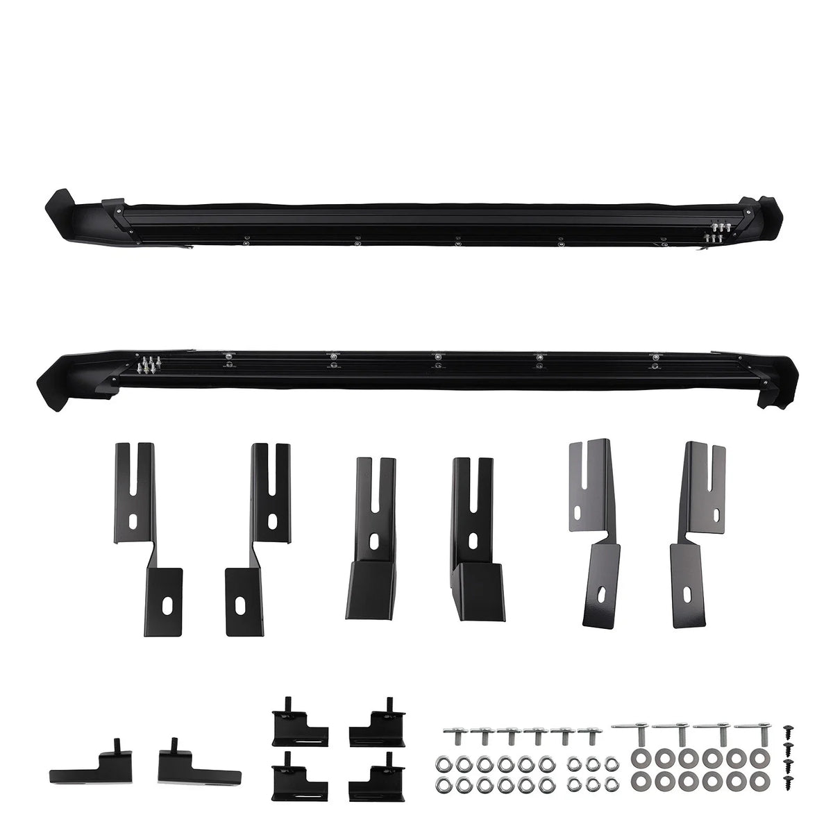 Nerf Bar Running Board for Ford Explorer (2013–2018) Black Silver 350LBS