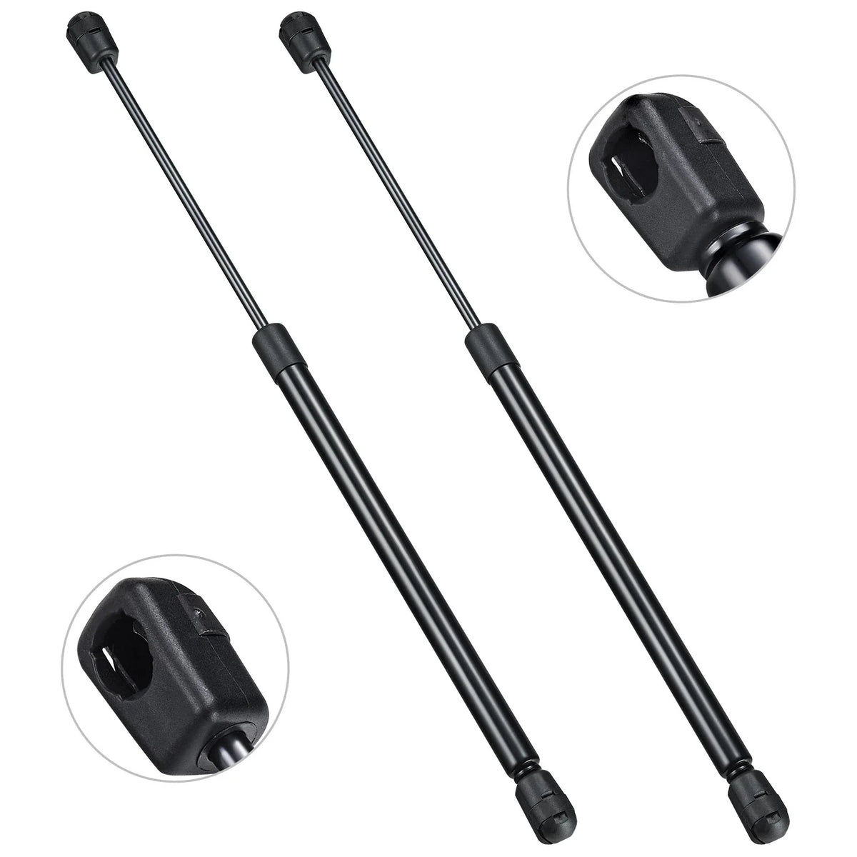 2 Gas Struts for Universal Vehicles (17in 20LB Lift)