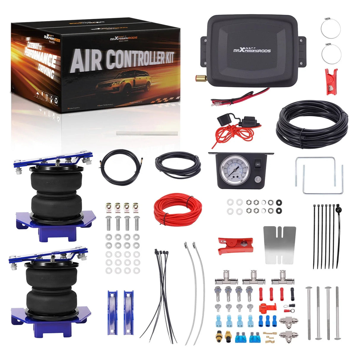 Air Spring Kit with Compressor for Ford F-250 Super Duty (2017–2024)