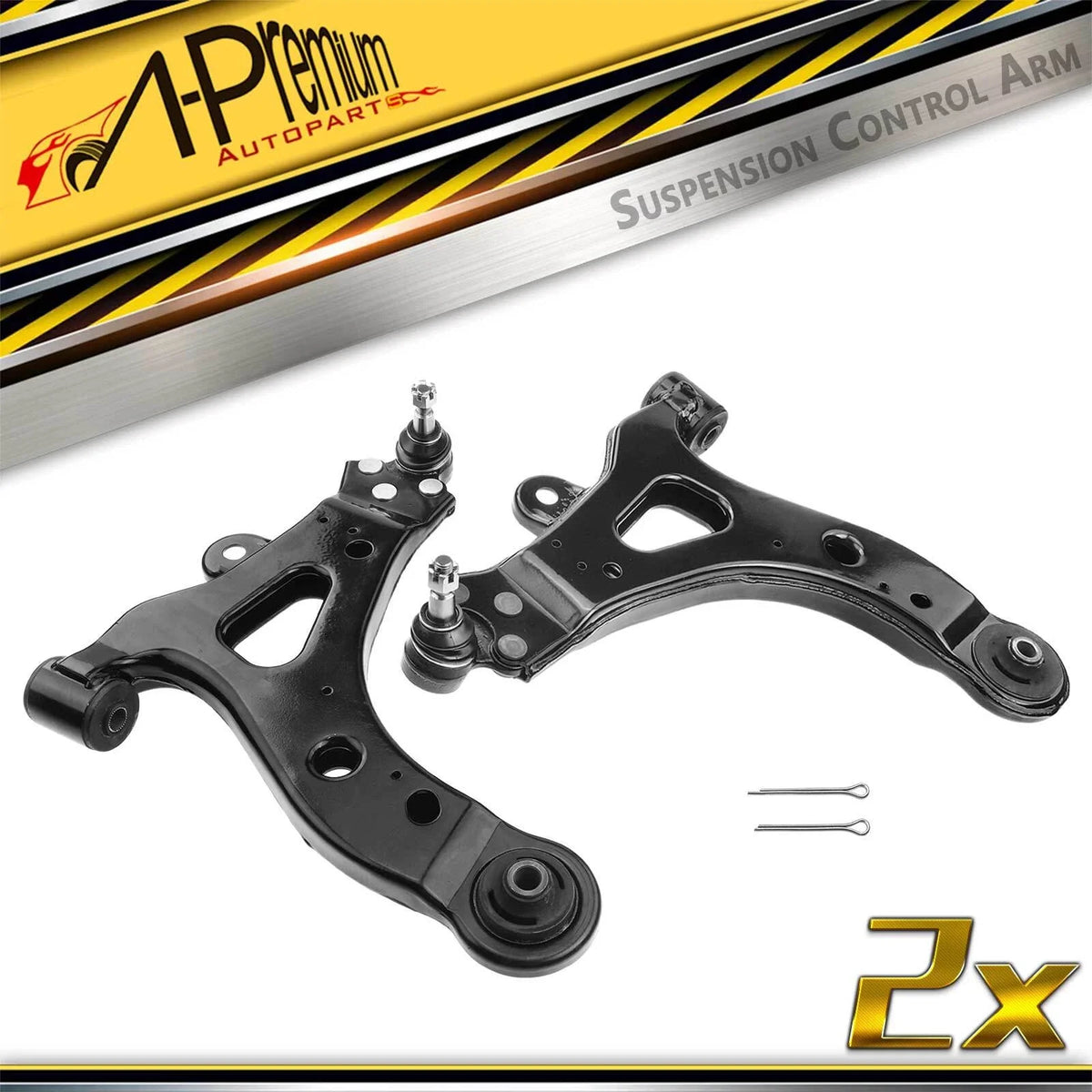 2X Front Lower Control Arms with Ball Joints for Chevrolet Buick Pontiac