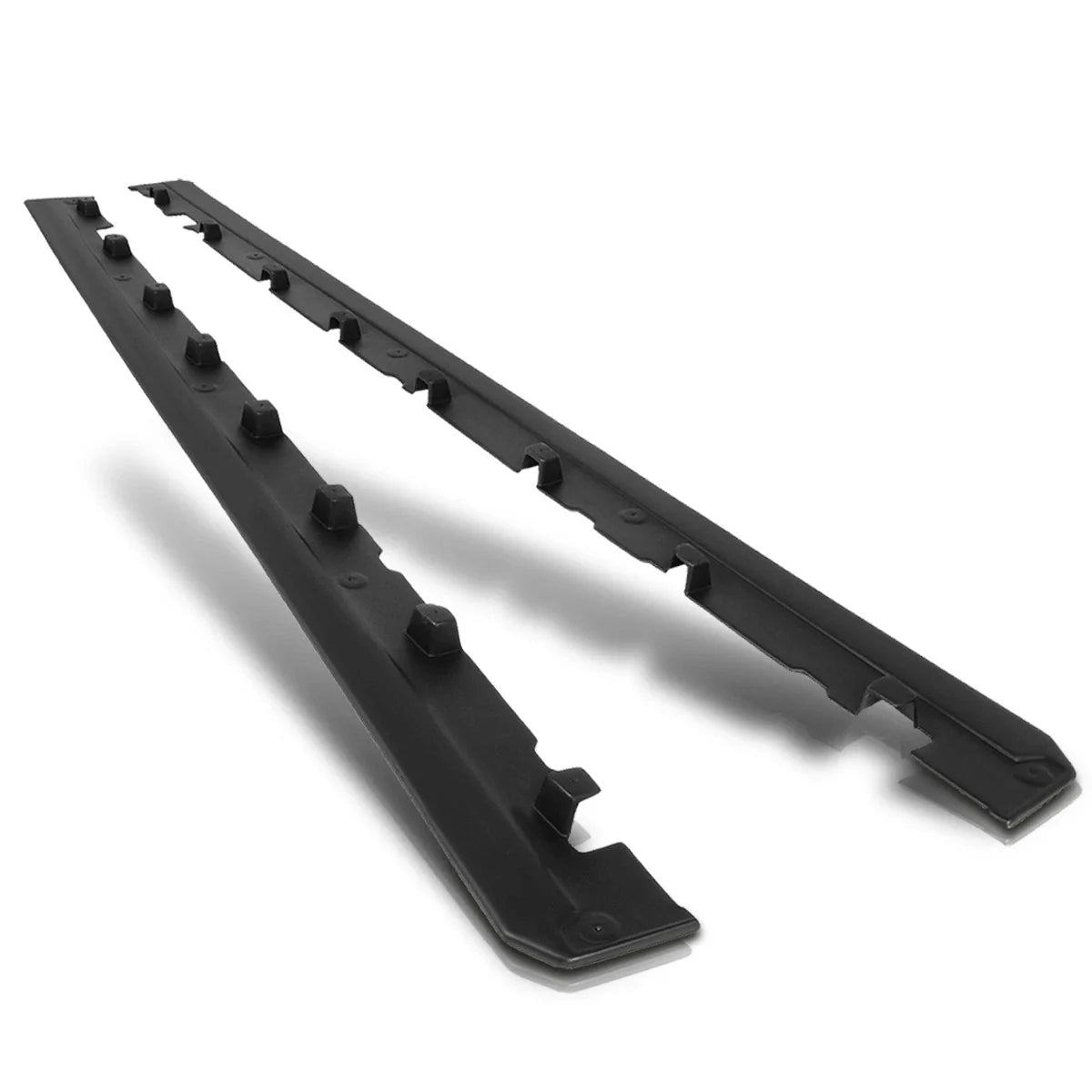 Set of 2 Matte Side Skirts Splitter Extensions for Ford Mustang (2010–2014)