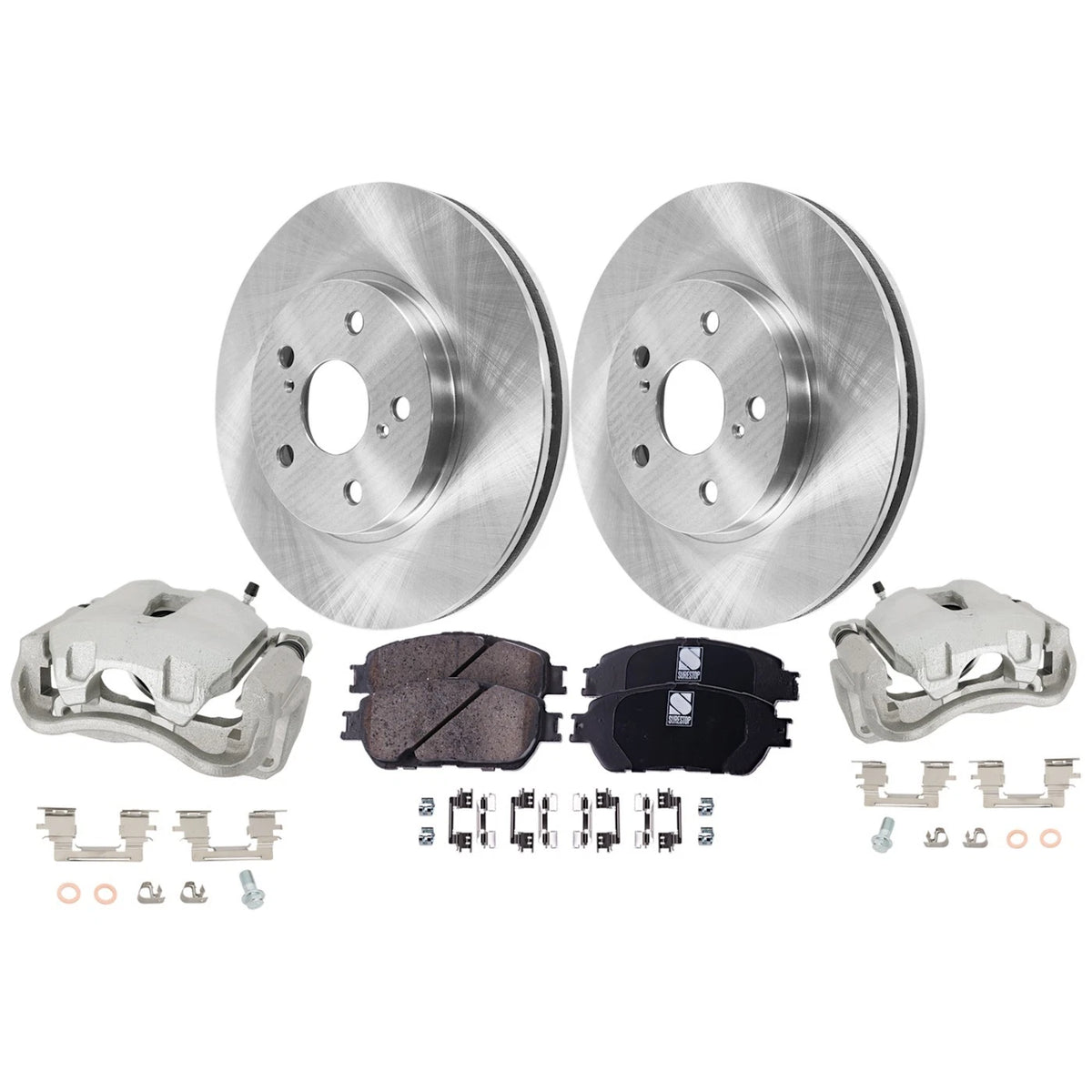 2X Front Brake Kit with Calipers for Toyota Sienna Solara Avalon Camry
