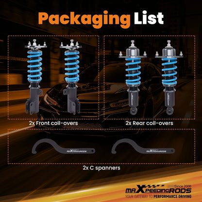 Suspension Kit Coilovers for 2009–2019 Toyota Corolla by Maxpeedingrods
