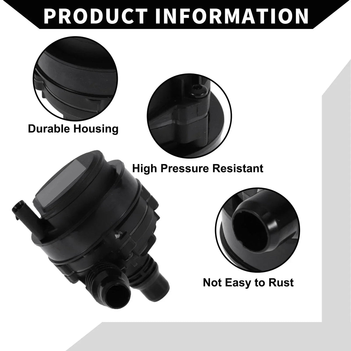 Water Pump Auxiliary Cooling for Mercedes-Benz E-Class 2016-2024