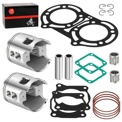 Piston Set 64.50mm, Bearings & Gaskets for Yamaha Banshee 350 (86-06)