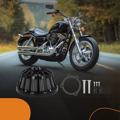 Turbine Air Filter Cleaner Intake Kit for Harley Softail Touring 2000-2023