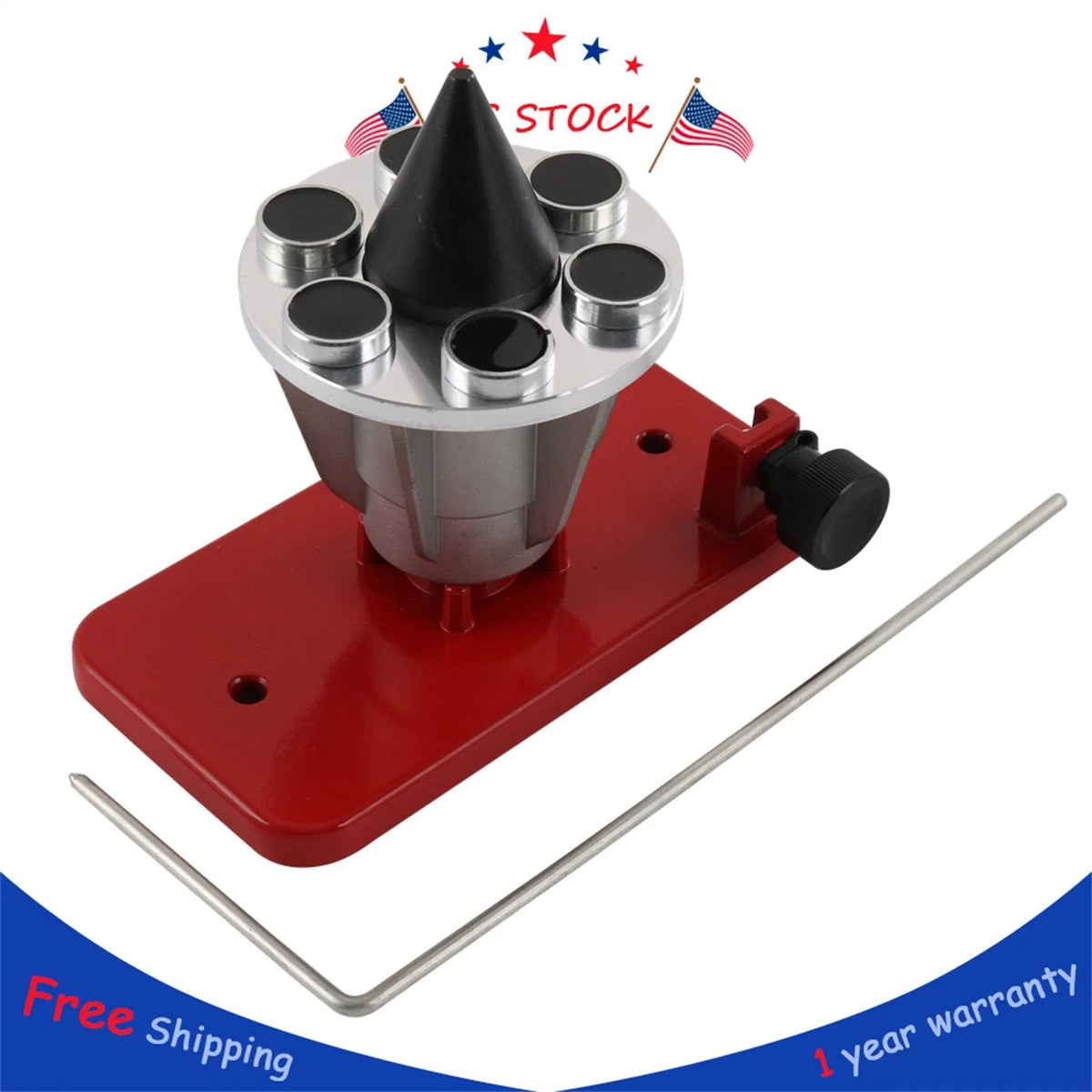 Magnetic Wall Mount Blade Balancer for Zero Turn Mowers