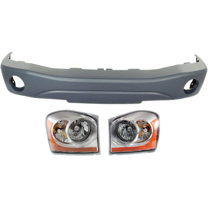 Headlight Kit for Dodge Durango (2006) Driver & Passenger Side Halogen