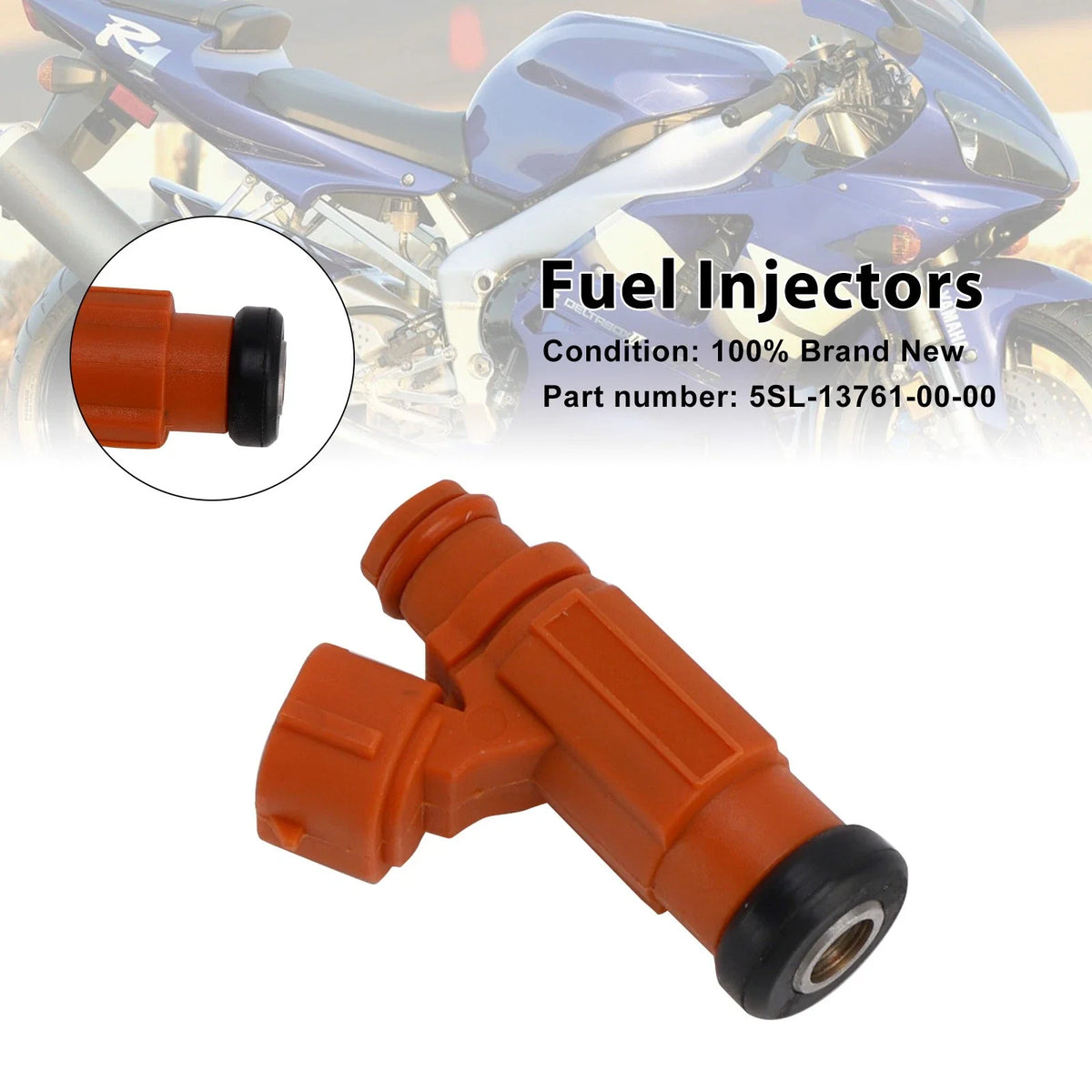 Fuel Injector Set - 4 for Yamaha R6S (2006–2009) & YZF-R6 (2003–2005)