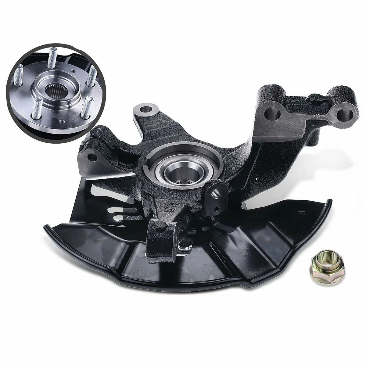 Steering Knuckle Wheel Hub Kit for Mazda CX-9 (2007–2015) CX-7 (2007–2012)