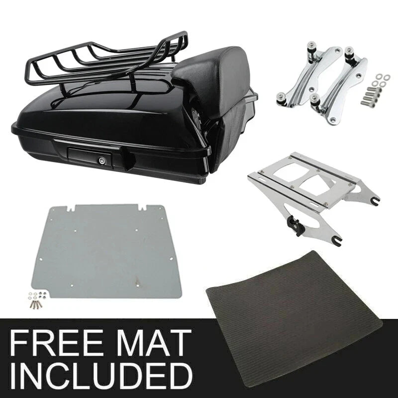 Trunk Rack Mount Base Plate for Harley Touring 2014-2026 Road King