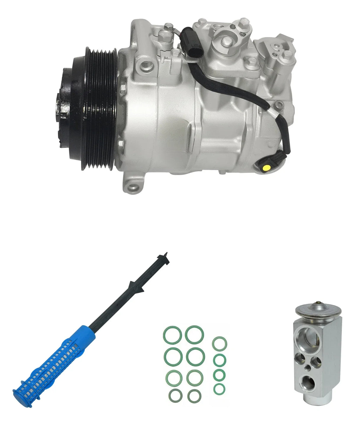 AC Compressor Kit Replacement for Mercedes C55 AMG C63 5.4L V8 (2005–2007)