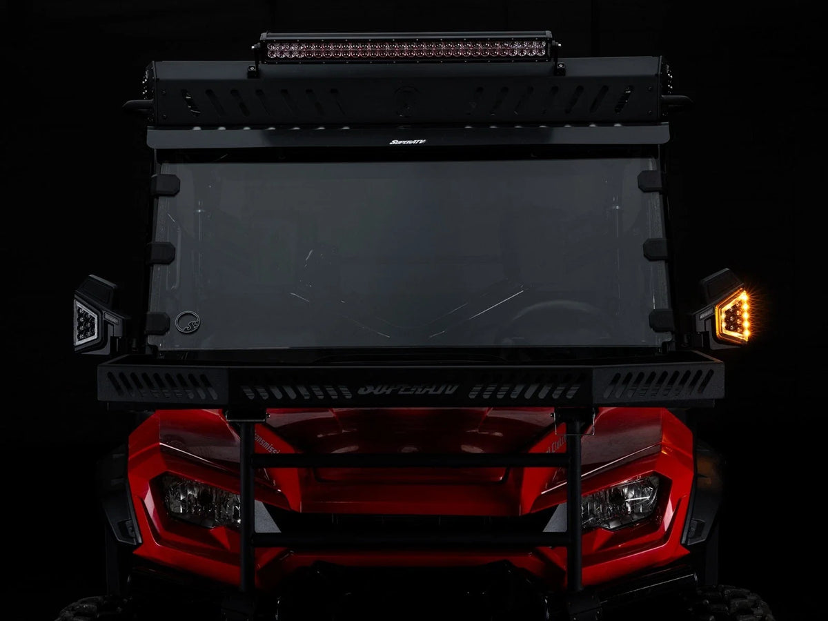 Dual Section LED Side-View Mirrors for 1.75 Roll Cage Models Polaris