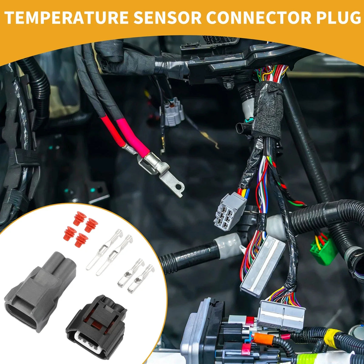 Temperature Sensor Connector Plug for Toyota (1 Set)