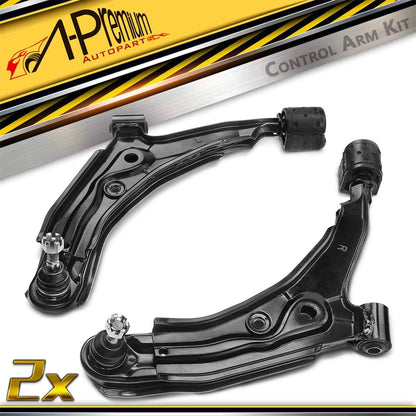 2X Front Lower Control Arm with Ball Joint for Nissan Sentra (1991–1993)