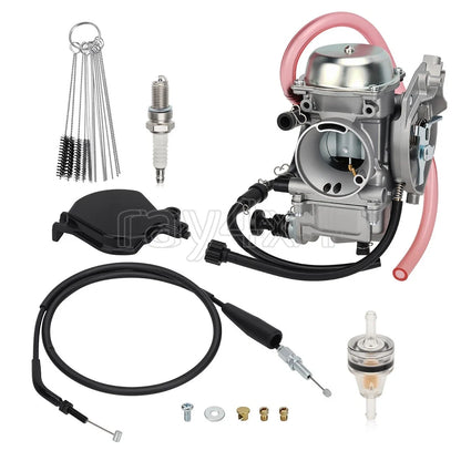 Carburetor with Throttle Cable for Kawasaki Prairie 400 (1999–2002) 15003-1446
