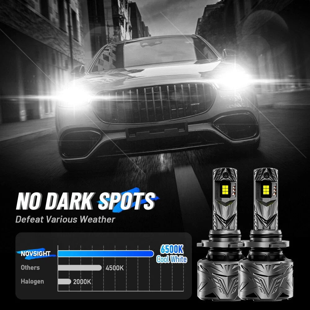 High/Low Beam LED Headlight Bulbs 9005 9006 9007 H13 H4 H11 - 2 Pack