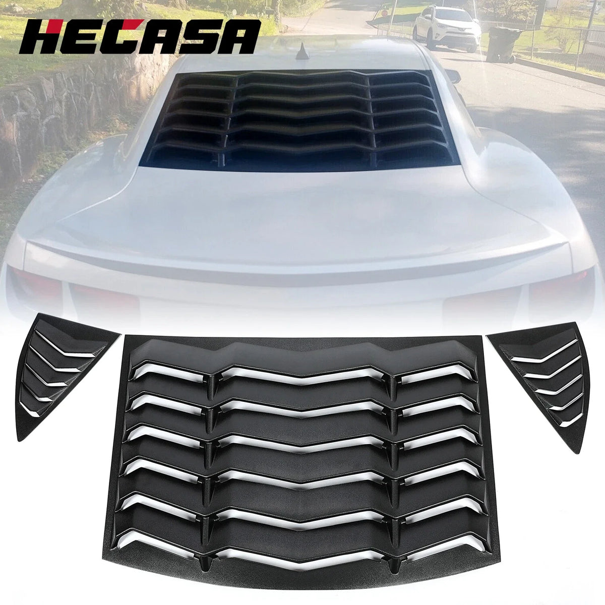 Window Louvers Cover for Rear & Side of 2010–2015 Chevy Camaro