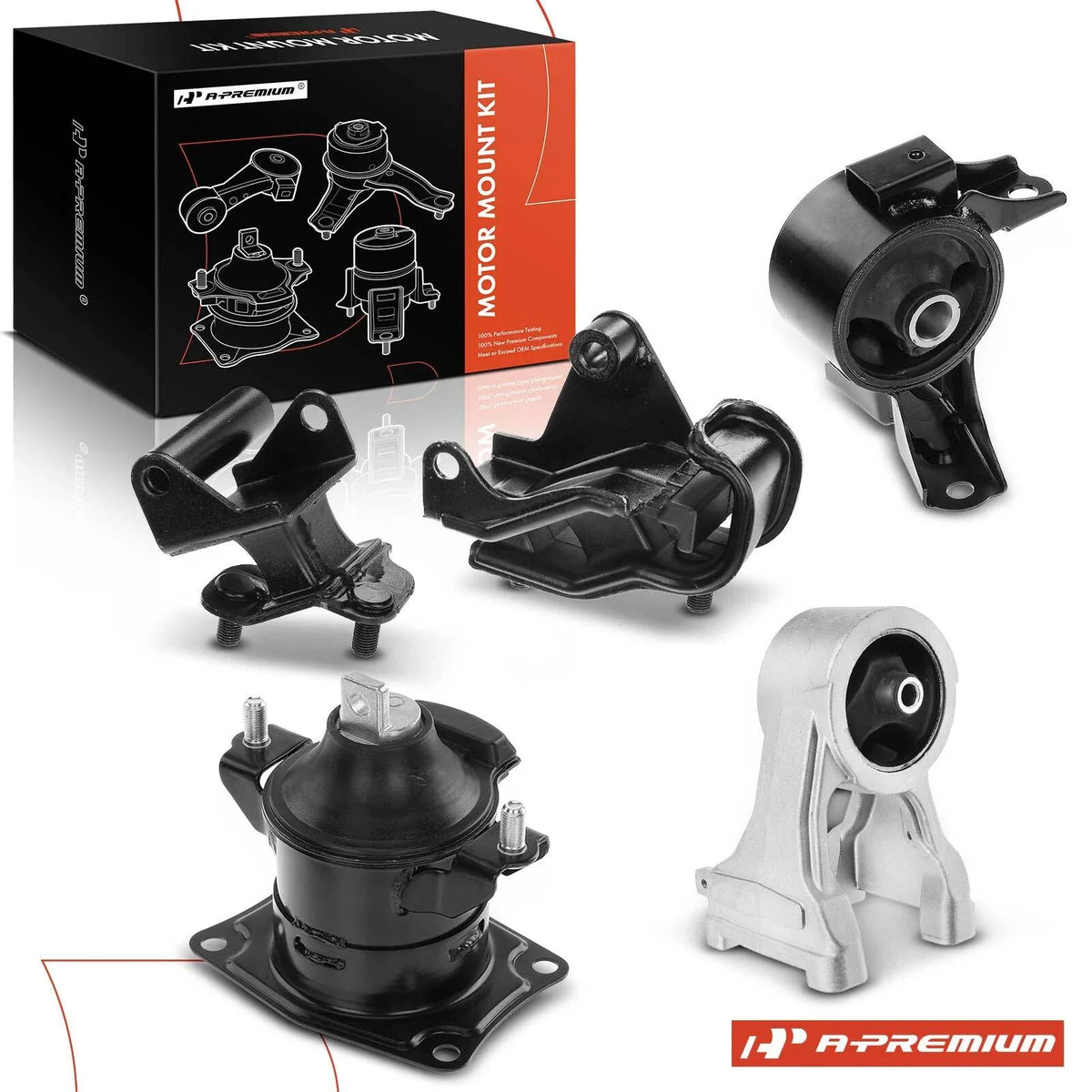 5X Engine & Transmission Mounts for Honda Odyssey (2008–2010)
