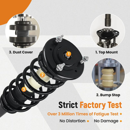 Complete Struts Coil Springs for Lexus LS430 (2001–2006)