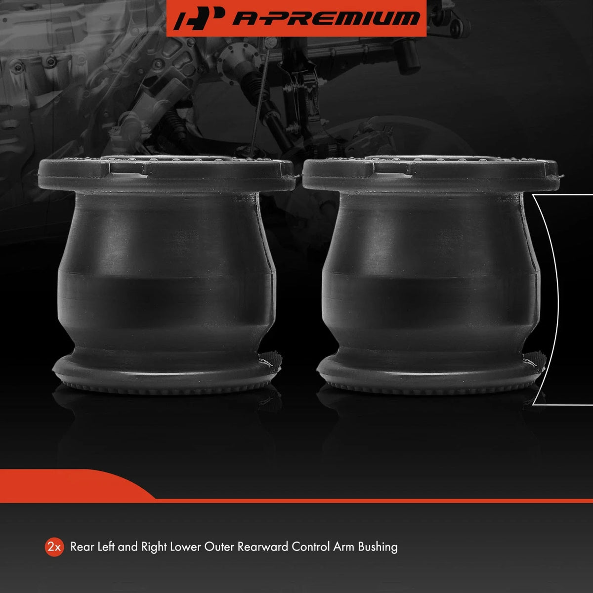 2X Rear Lower Control Arm Bushings for 2001-2007 Honda Civic