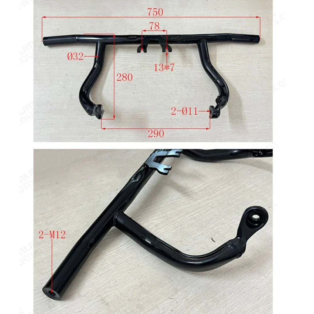 Engine Guard Saddlebag Guards for Touring Harley (2014–Present)