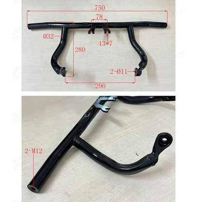 Engine Guard Saddlebag Guards for Touring Harley (2014–Present)