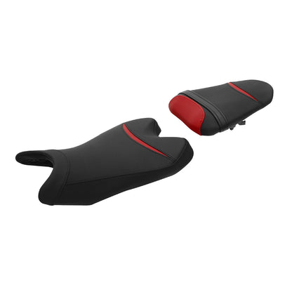 Driver & Passenger Seats for Yamaha YZF R6 (2008–2016) - Black Red